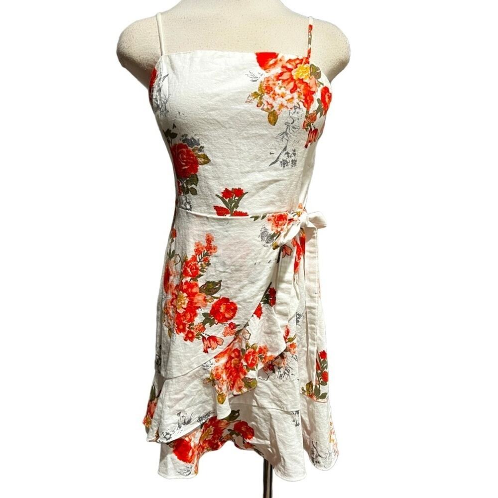 AQUA Floral StrappySundress SizeM